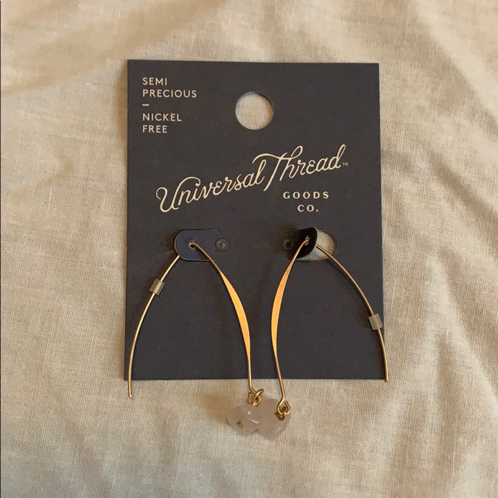 Gold earrings